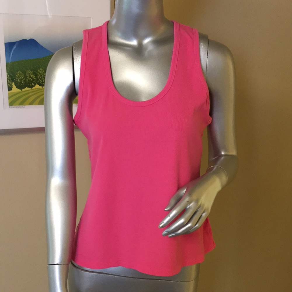 ATHLETA Signature Rib Scoop Tank Body-skimming stretch with a cotton-like feel